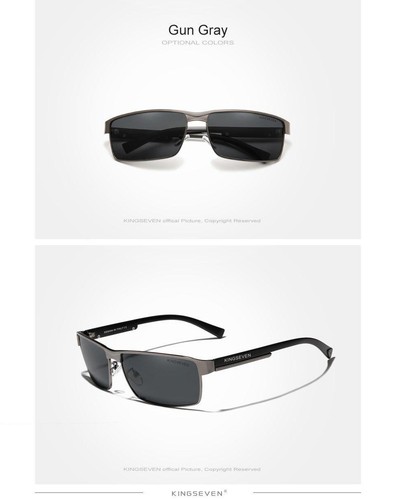 Occhiali da sole KINGSEVEN polarizzati fotocromatici UV400 antiriflesso guida occhiale uomo - Foto 13 di 36