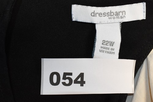 Dress Barn 22W Plus Size Dress Sleevless Stretch Geometric Print Pockets - Picture 11 of 11