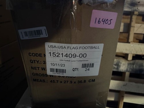 10 Pack Lot Official USA Flag Footballs Kids Jr Junior Size Balls - Picture 4 of 4