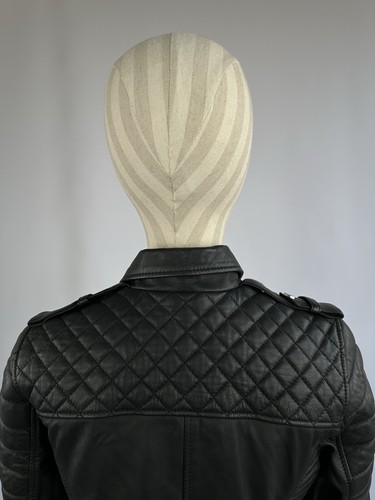 BODA Skins Women Kay Michaels Leather Jacket Silver Hardware Size M US 6 - Picture 12 of 23