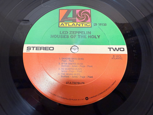 Led Zeppelin – Houses of the Holy (1973 Atlantic) NM - Foto 7 di 9