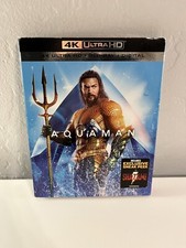 Aquaman 4K 2 Disc Set Ultra HD Bluray & Digital Complete w/ Slipcover Insert