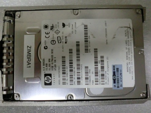 HP 72GB 73GB 10K SCSI Hard Drive 356910-001 BD07287B4C with Caddy / Tray - Picture 6 of 6