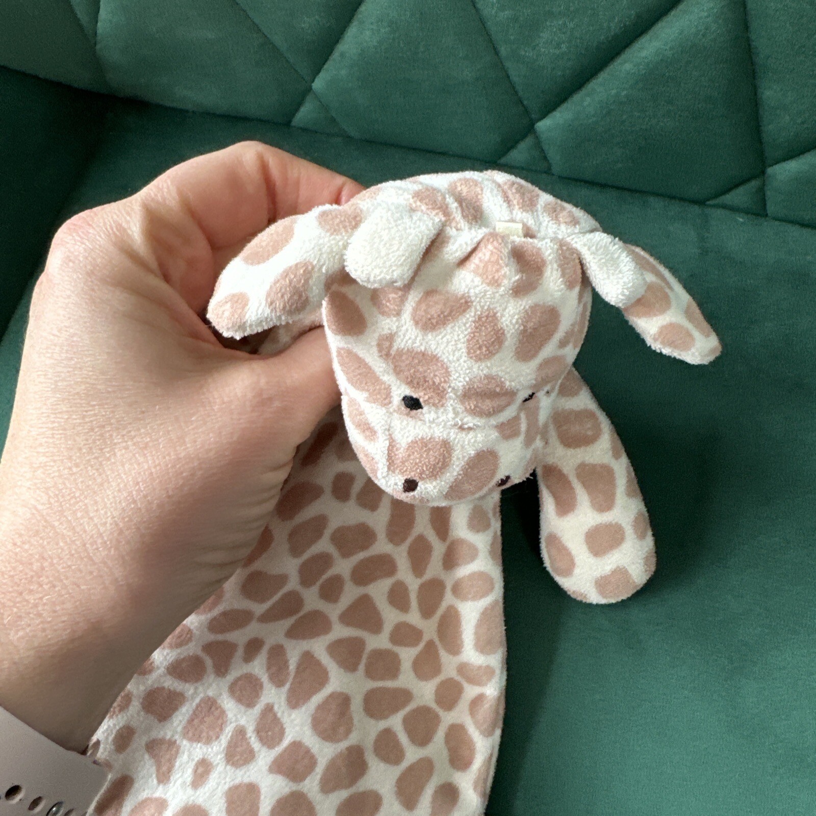 M&S Marks and Spencer Giraffe Comforter Soft Toy blanket blankie