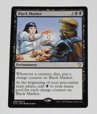 BLACK MARKET Black Rare MASQUES Enchantment MAGIC GATHERING CARD