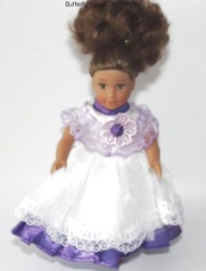 Fancy-Purple-Lace-Dress-Silk-Bloomers-6-in-Doll-Clothes-Fits-Mini-American-Girl