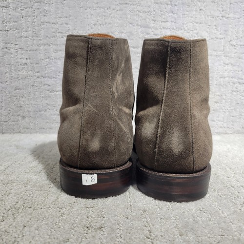 Grant Stone Edward Herren Größe US 10,5EEE Loden Wildleder Knöchel Schnürung Kampfstiefel - Bild 11 von 12