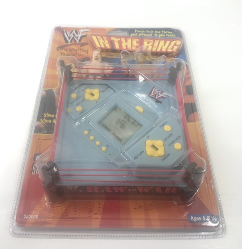 WWF In The Ring Stone Cold Steve Austin VS The Rock Electronic Handheld Game New - Picture 4 of 7