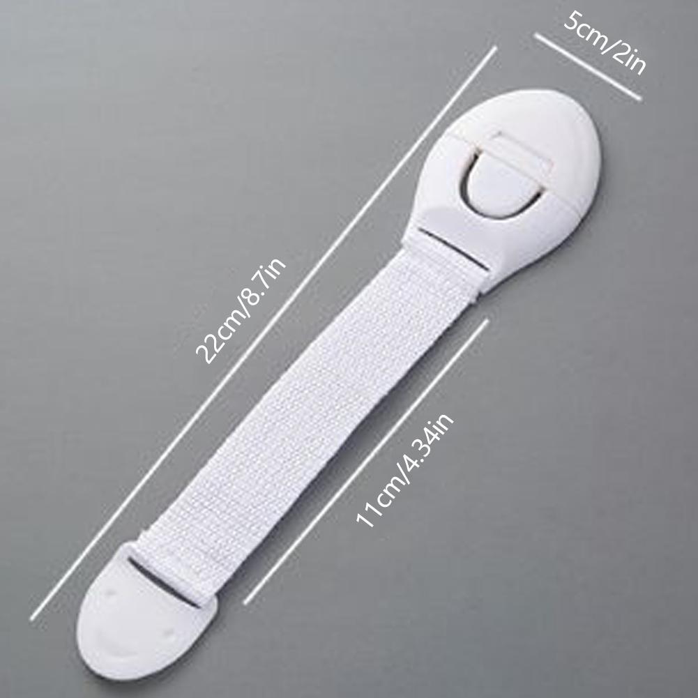 Child Safety Strap Locks Adhesive Drawer Lock for Kids Babies Safety (1PC) - Picture 3 of 3