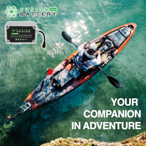 FPV-Power K-LFP-12-17.5 Fusion Lightweight Waterproof Kayak Battery with Charger - Picture 3 of 4