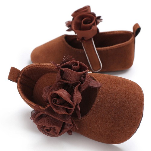 Newborn Baby Girl Pram Shoes Infant Princess Wedding Party Dress Shoe Size 1 2 3 - Picture 21 of 28