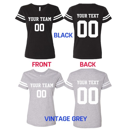 Customized Shirt LADY Personalized Football Jersey Name Number Team Jersey CTN - Picture 14 of 21