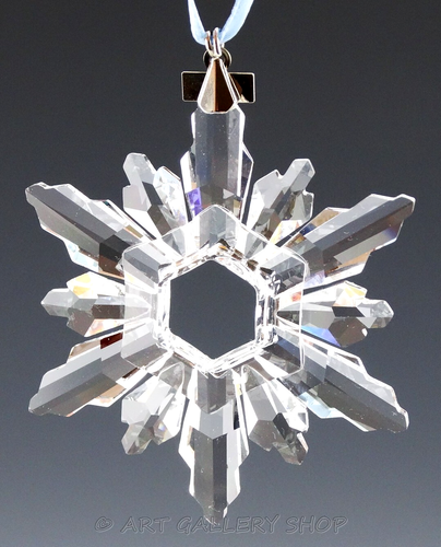 Swarovski Austria Crystal Christmas Ornament 1998 ANNUAL STAR SNOWFLAKE Mint - Picture 2 of 4
