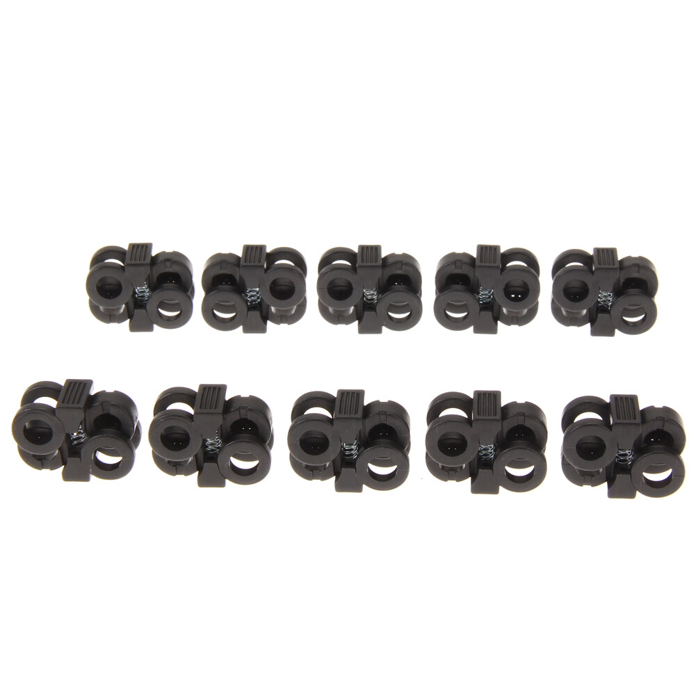 APL UK 10 pezzi fibbie portatili pratici mini lacci per scarpe fibbia legata accessorio da campeggio