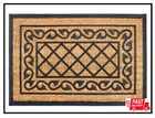 Natural 24 in. x 36 in. Rubber Coir Honeysuckle Door Mat