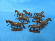 Airfix 1/32nd scale Cavalry Horses 8 in 2 poses out of Production, No Saddles