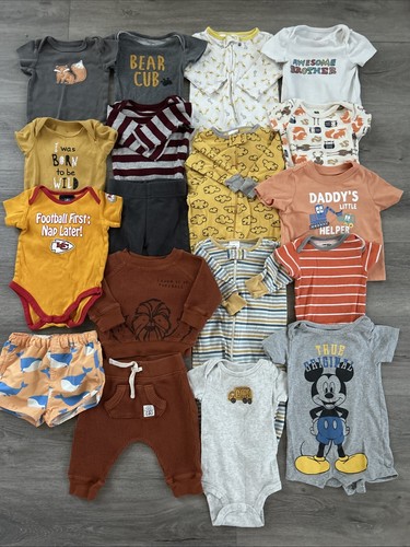 Baby Boy Clothing Lot, 3-6 Months, 18 Items, Carter’s, Kansas City Chiefs