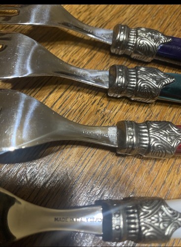 Set Of 4 INOX 18/10 ITALY 6” Forks - Picture 5 of 5