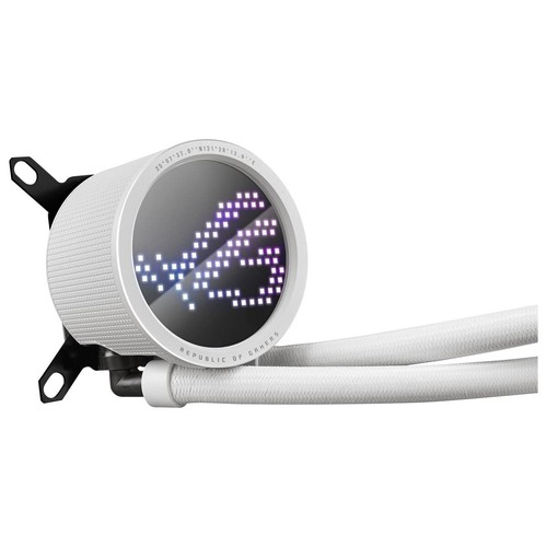 ASUS ROG Ryuo III 240 white edition all-in-one liquid CPU cooler with Asetek 8th - Picture 2 of 3