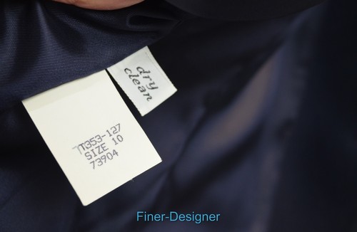 Pendleton virgin wool blazer navy 1 button suit coat jacket Women's 10 M VTG NEW - Picture 6 of 6