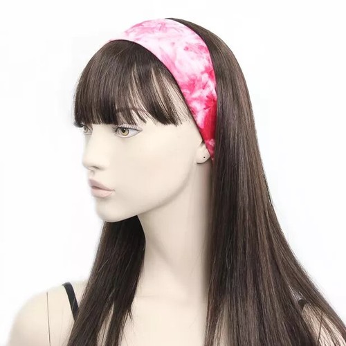 Nuevo Damas Niñas 7 cm Ancho Corbata Estampado Bandeau Jersey Diadema Elástica - Imagen 2 de 2