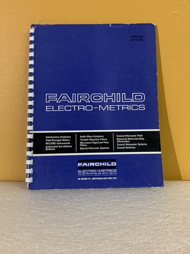 FairChild Automated Spectrum Surveillance System PSS-250 & PSS-250D Product Data - Picture 1 of 2