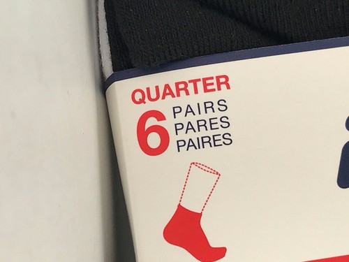 Calcetines FILA para mujer, calcetines deportivos blancos cuarto de tripulación, paquete de 6, precio de venta sugerido por el fabricante $36 🙂 ️ - Imagen 5 de 12