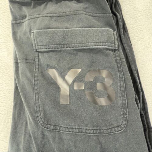 Y-3 Adidas Yohji Yamamoto Jogger Sweatpants Men's Size Medium Black Tapered - Bild 4 von 15