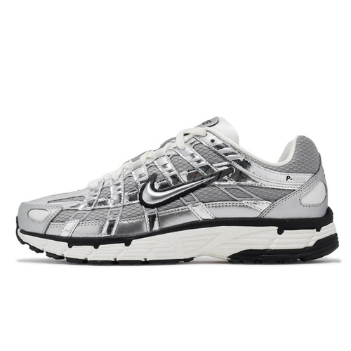 Nike P-6000 Metallic Silver Men Unisex LifeStyle Casual Shoes Sneaker CN0149-001 - Picture 3 of 9