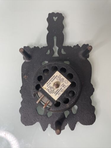 VTG Williamsburg Food Warmer Black Cast Iron Electric Trivet Hot Plate - Picture 3 of 4