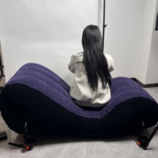 TOUGHAGE Sex Bed Inflatable Sofa Pillow Furniture with Hand Ankle Cuffs Cushion