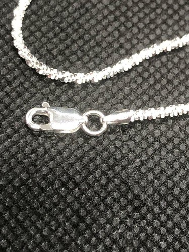 ANKLET .925 STERLING SILVER Diamond Cut ANKLET 9½ inches B9 - Picture 4 of 4
