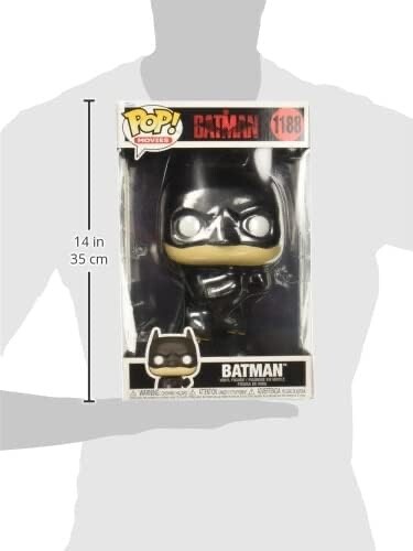 DC THE BATMAN - BATMAN JUMBO 10" POP VINYL FIGURE FUNKO 1188 IN STOCK - Picture 3 of 3
