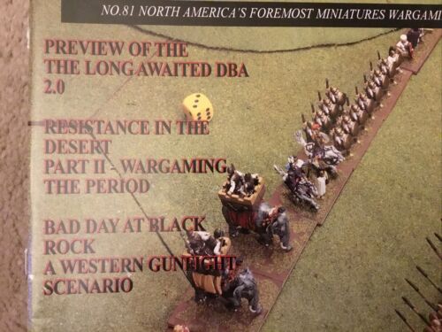 The Courier Issue 81 Wargaming Magazine Resistance In The Desert Part II DBA 2.0 - Picture 2 of 2