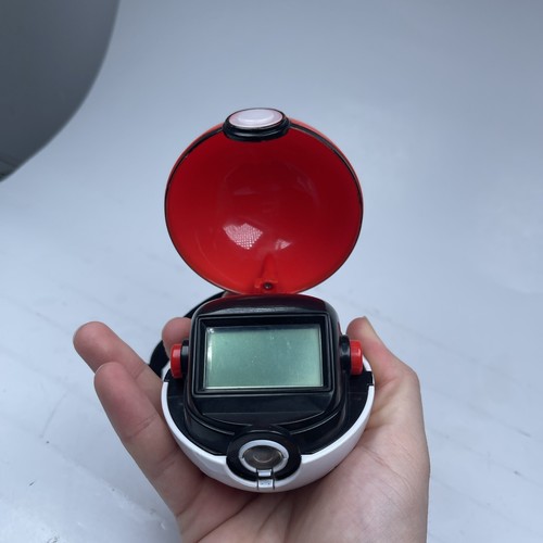 2008 Jakks Pokemon Nintendo LCD Electronic PokeBall Game Tested working (Read) - Foto 14 di 17