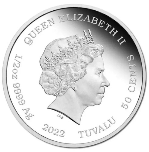 2022 Tuvalu 50c Cents The Elf on the Shelf 1/2oz Silver Proof Coloured Coin - PM - Bild 6 von 6