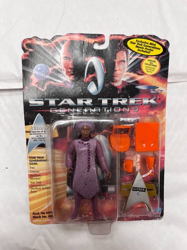 BRANDNEU IN VERPACKUNG PLAYMATES STAR TREK GENERATIONS SERIE GUINAN ACTIONFIGUR