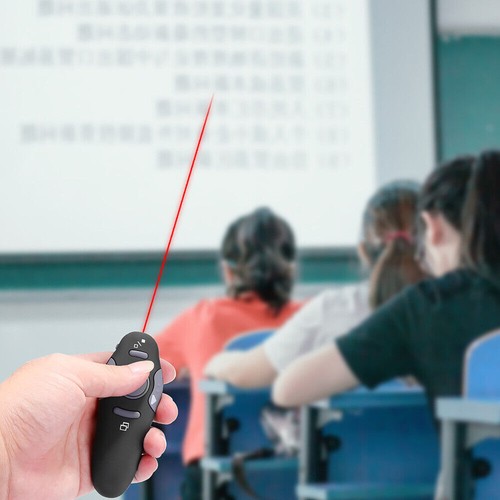 2.4 GHz USB Wireless Presenter PPT Clicker Remote Red Laser Mac Laptop Computer - Picture 12 of 12