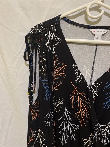 Vestido para mujer Liz Claiborne Midi talla XL $59.00 Precio de venta sugerido por el fabricante cuello en V sin mangas ¡Nuevo con etiquetas Lindo! - Imagen 4 de 13