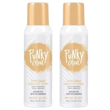Punky Colour Temporary Hair Highlight Spray Natural Blonde 3.5 oz (2 Pack)