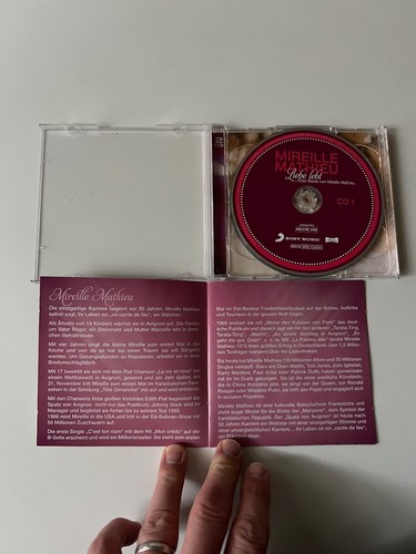 Mireille Mathieu Liebe Lebt Das Beste Von Mireille Mathieu 2 CD 2014 Import - Picture 6 of 10