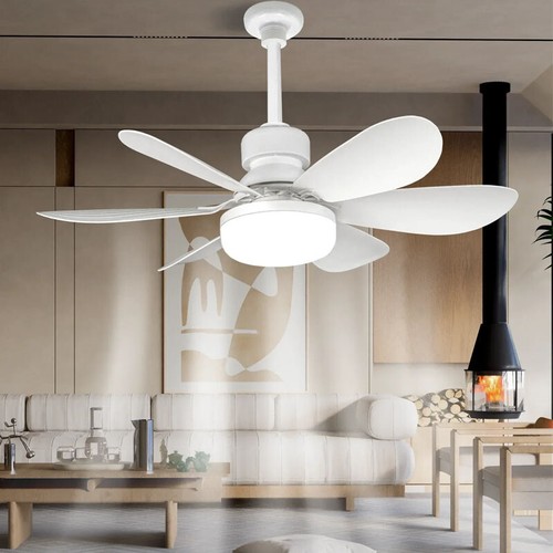 Large Ceiling Fan E27 Socket Fan 30W with Dimmable LED Light Remote Controller - Picture 9 of 12