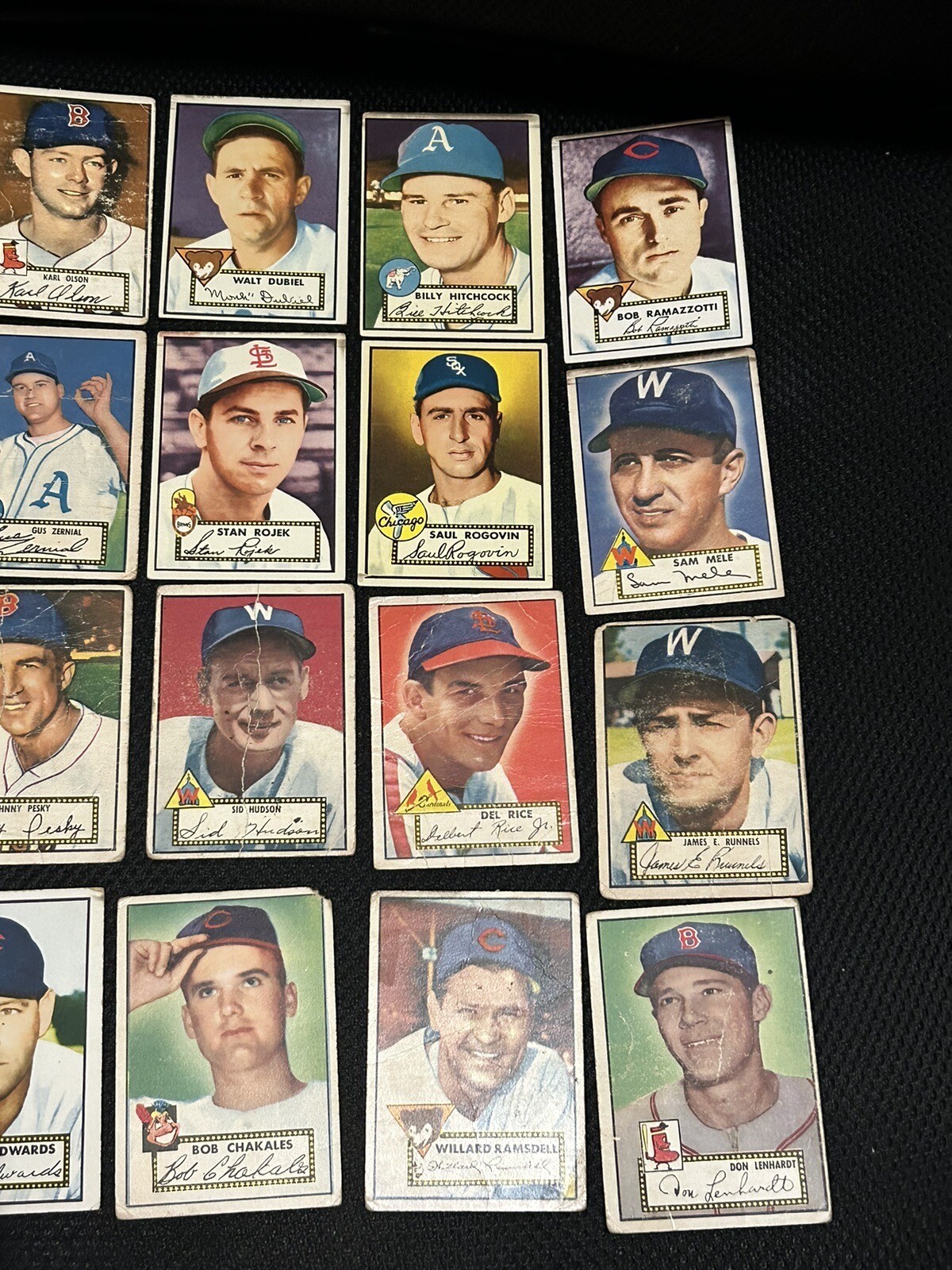 1952 Topps (20) Different Vintage Baseball Card Lot *Low Grade* eBay