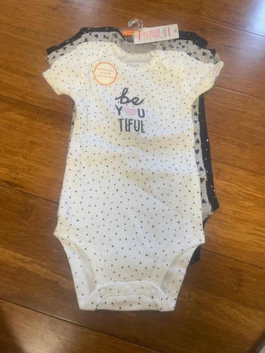 Carter's 6M 6 months bodysuit (set of 3) - Picture 1 of 8