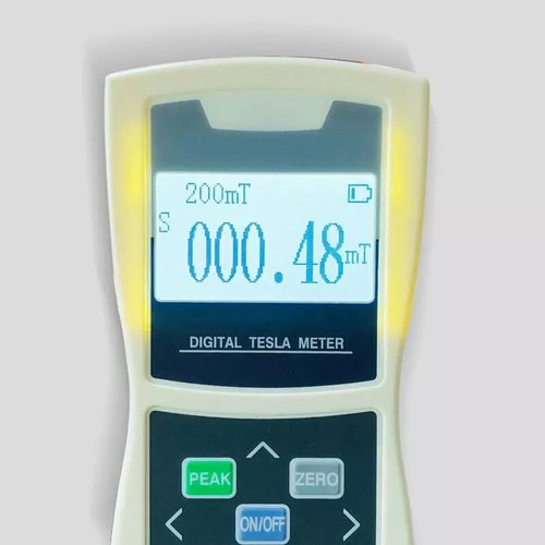 Cyfrowy miernik Tesla Gauss Miernik Tester Gaussmiernik Tester wytrzymałości magnetycznej - Zdjęcie 5 z 11