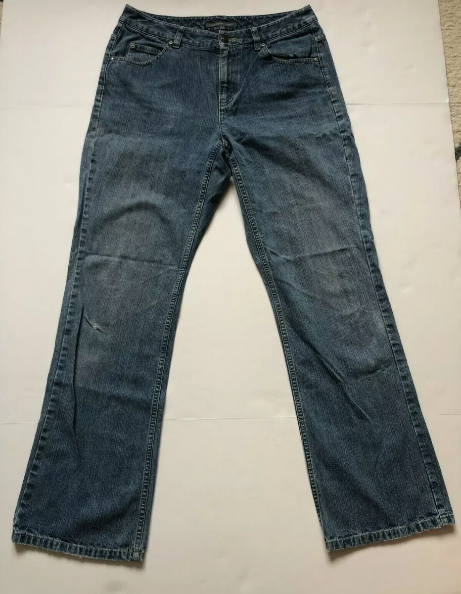 Liz Claiborne Bootcut Blue Jeans 8R RN 52002 100 Cotton Good Condition