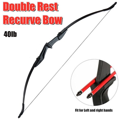 57" Takedown Recurve Bow 20-40lbs&12xArrow Bow Set Archery Hunting for R/L Hand - Picture 23 of 23