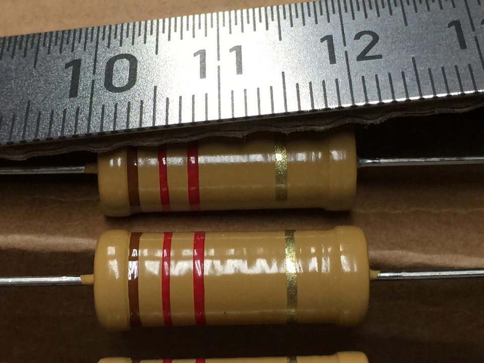 Draloric Kohleschicht Widerstand 1k2 Ohm LCA 0922  für L´Audiophile 300B - Bild 2 von 2