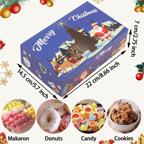 24PCS Christmas Gift Boxes with Holiday Present Box 3 Style Gift Boxes - Picture 5 of 18