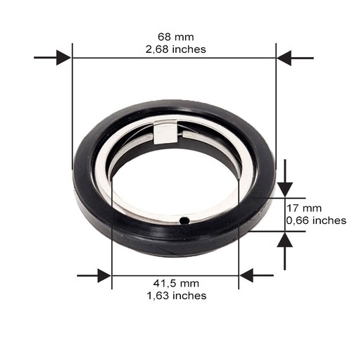 IPSO Bearing Kit 40mm, Fits models HC60, HC65, HC75, HC100, WF/WFF65,75,100 - Picture 7 of 9